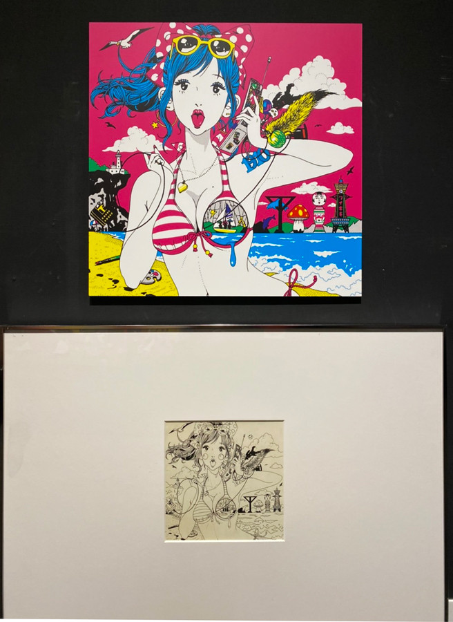 Gallery AaMo（ギャラリー アーモ）「中村佑介展 BEST of YUSUKE NAKAMURA」会場