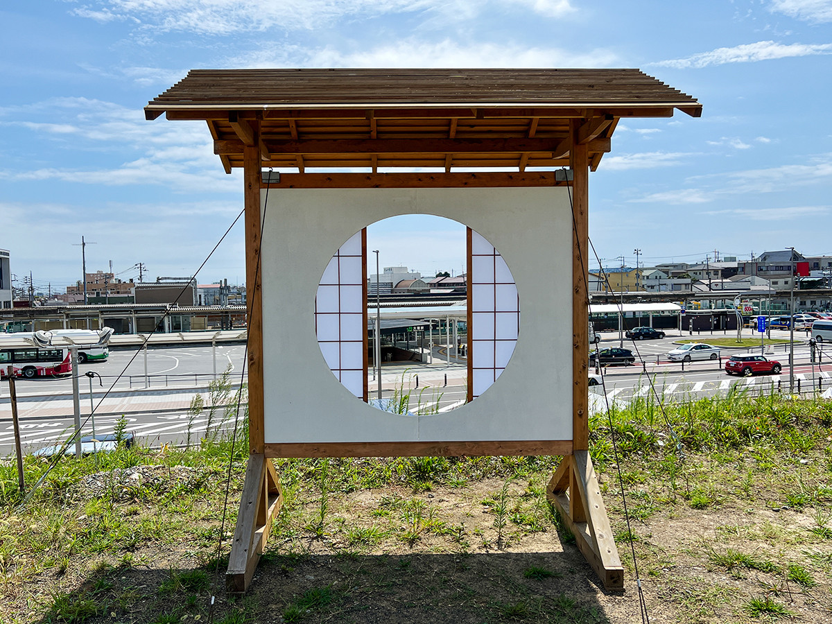 茨城県日立市大みか町「星と海の芸術祭」会場から　浅野ひかり《あの日見た景色》