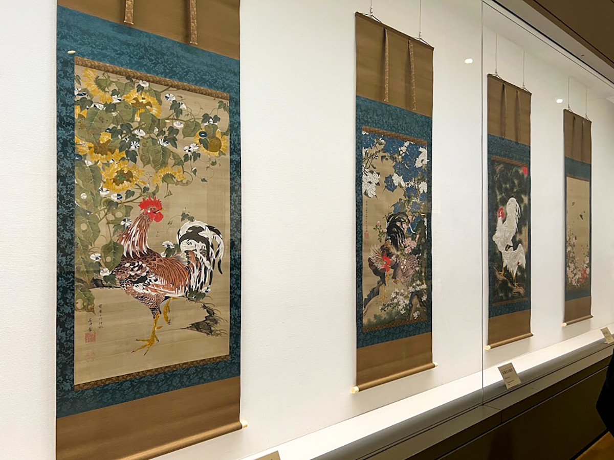 東京藝術大学大学美術館「日本美術をひも解く ─ 皇室、美の玉手箱」会場