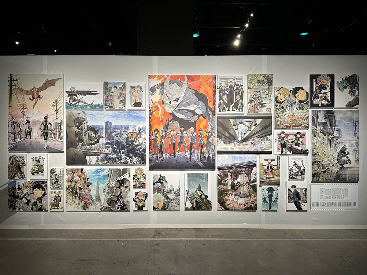 Gallery AaMo（ギャラリー アーモ）「怪獣８号展」会場　©松本直也／集英社