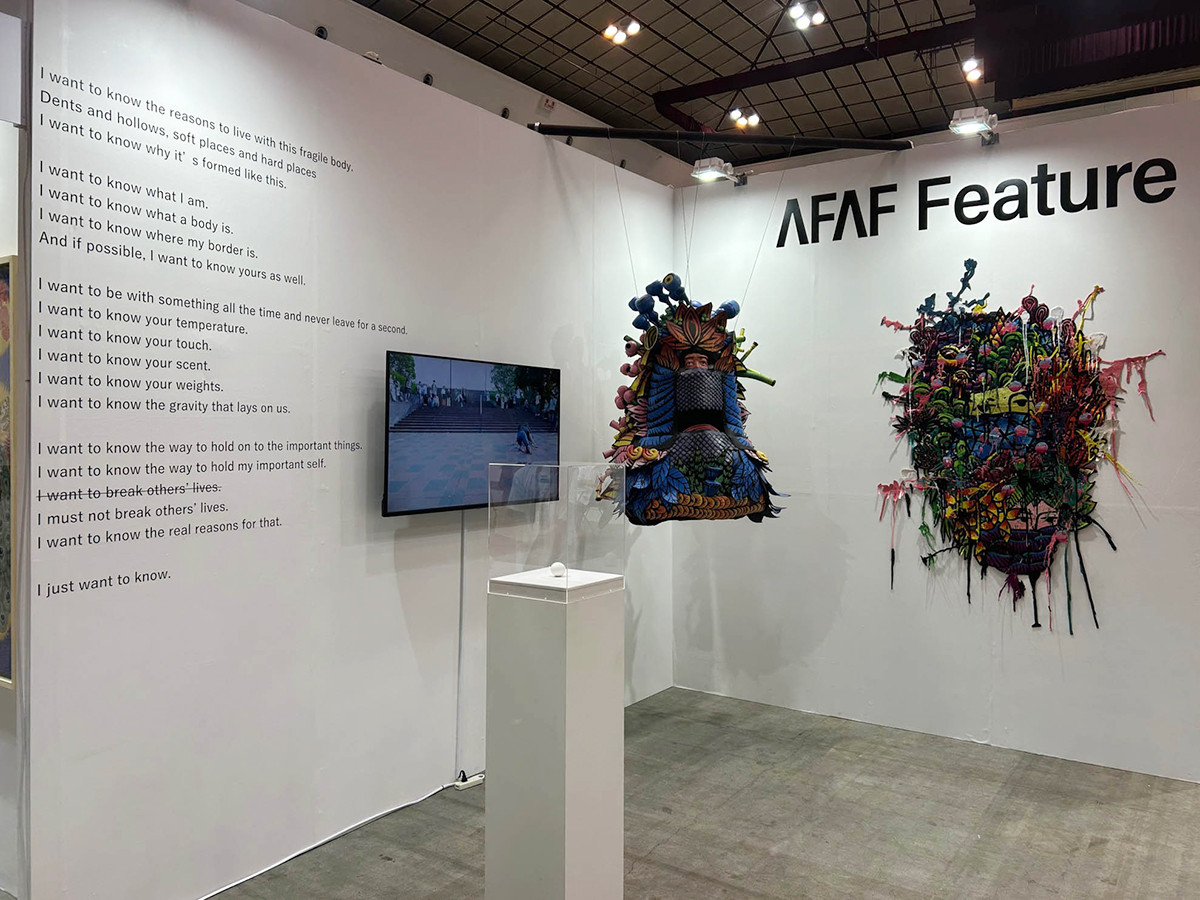 「ART FAIR ASIA FUKUOKA 2024」会場より