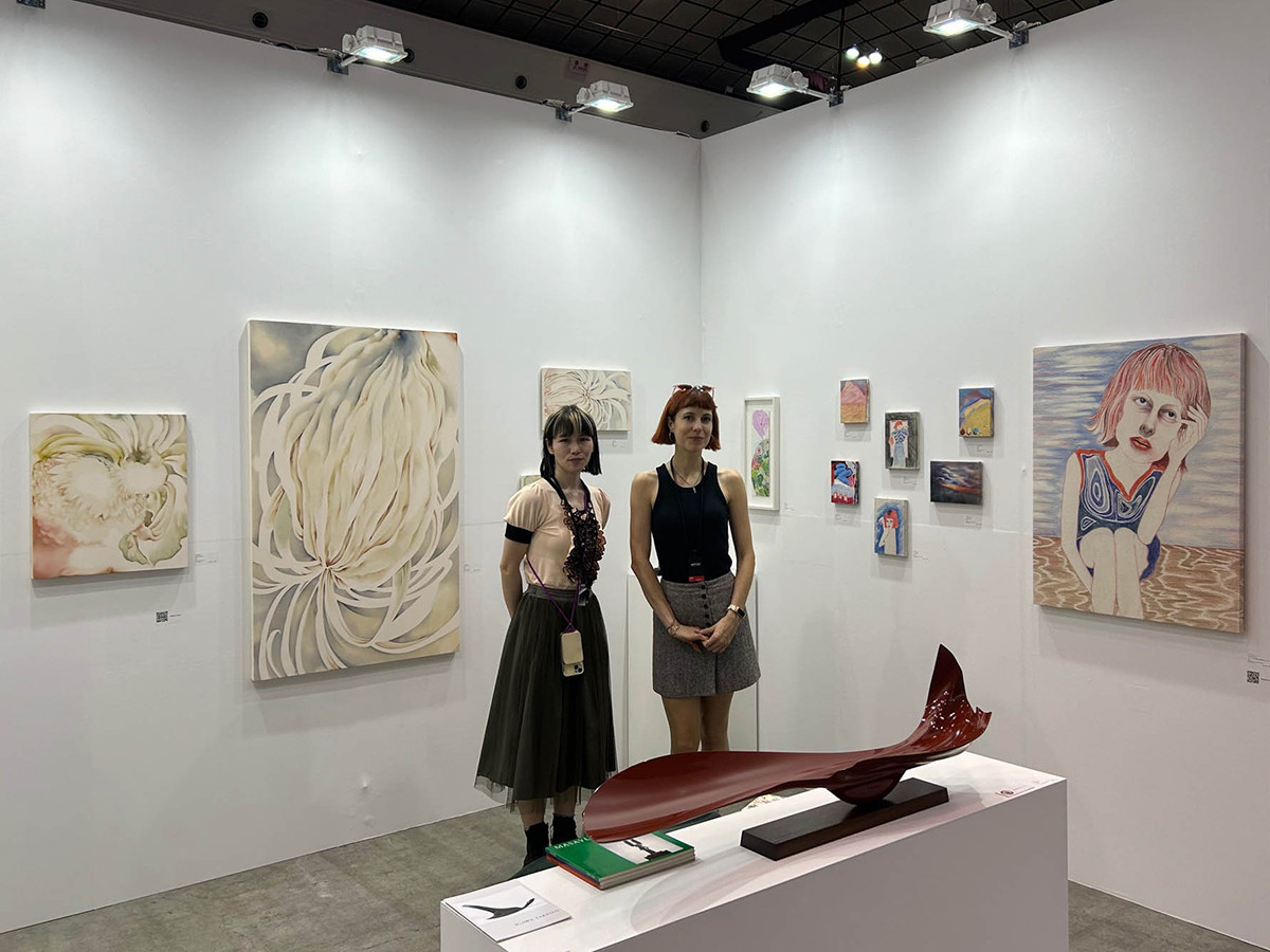 「ART FAIR ASIA FUKUOKA 2024」会場より