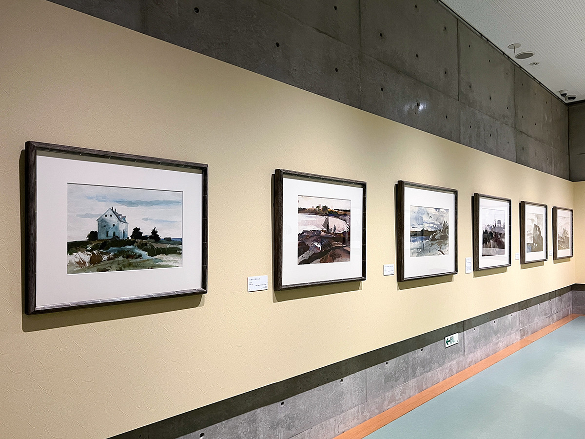 アサヒグループ大山崎山荘美術館「丸沼芸術の森所蔵 アンドリュー・ワイエス展」会場より 第2章「オルソン・ハウスとの出合い」