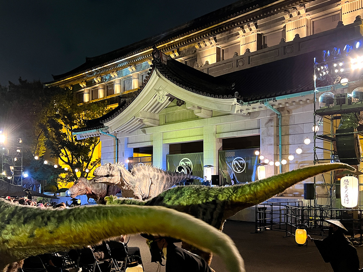 「DINO-A-LIVE 恐竜大夜行 in 東京国立博物館」会場