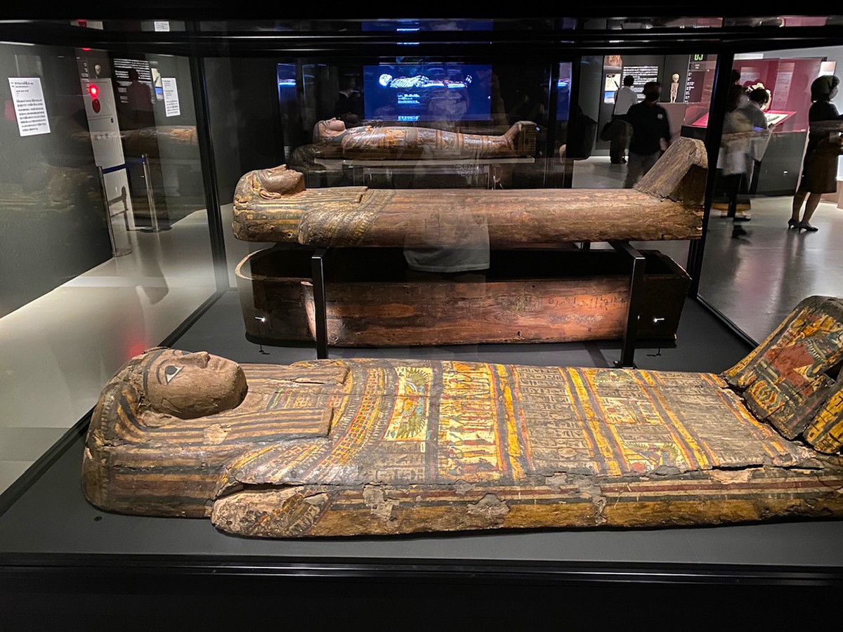 大英博物館ミイラと古代エジプト展 ミイラのマトリョーシカ 海洋堂製 