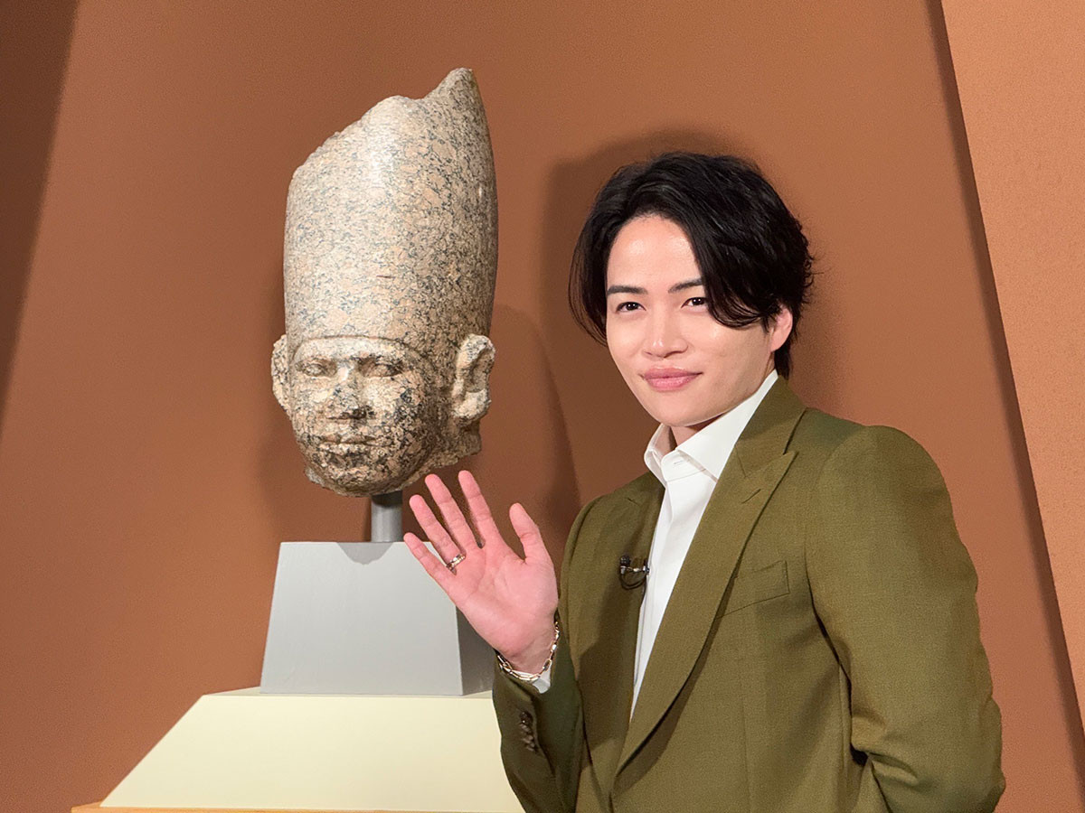 森アーツセンターギャラリー「ブルックリン博物館所蔵 特別展 古代エジプト」会場 菊池風磨