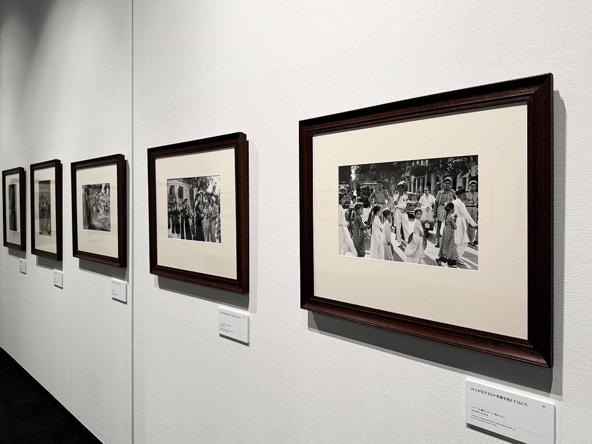 東京都写真美術館「ロバート・キャパ 戦争」会場より　第11章「終焉の地 ― インドシナ半島（1954）」